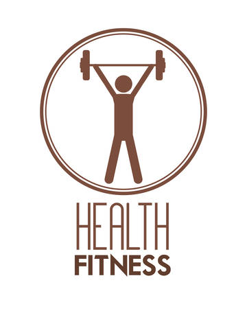 health and fitness design, vector illustration eps10 graphicのイラスト素材