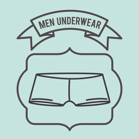 men underwear design, vector illustration eps10 graphicのイラスト素材