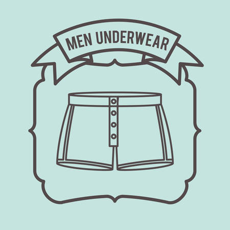 men underwear design, vector illustration eps10 graphicのイラスト素材