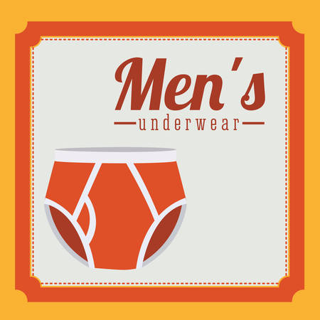 men underwear design, vector illustration eps10 graphicのイラスト素材