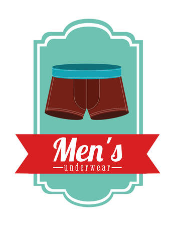 men underwear design, vector illustration eps10 graphicのイラスト素材