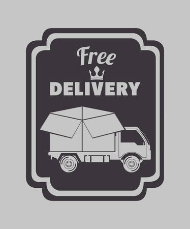 delivery service design, vector illustration eps10 graphicのイラスト素材