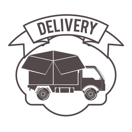 delivery service design, vector illustration eps10 graphicのイラスト素材