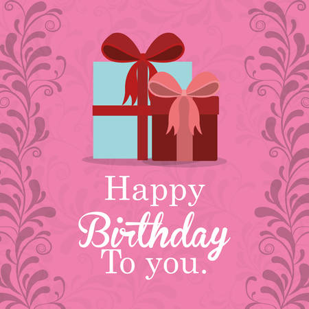 happy birthday design, vector illustration eps10 graphicのイラスト素材