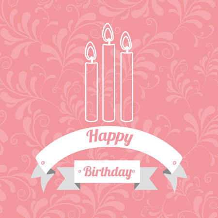 happy birthday design, vector illustration eps10 graphicのイラスト素材