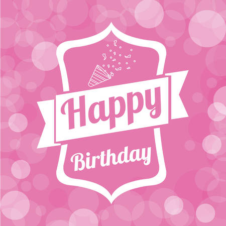 happy birthday design, vector illustration eps10 graphicのイラスト素材