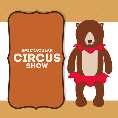 spectacular circus show design, vector illustration eps10 graphicのイラスト素材