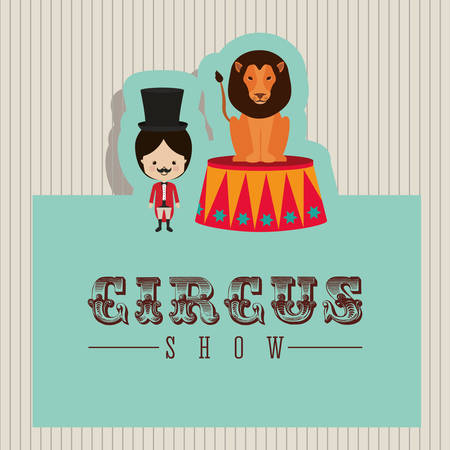 spectacular circus show design, vector illustration eps10 graphicのイラスト素材
