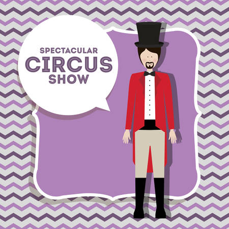 spectacular circus show design, vector illustration eps10 graphicのイラスト素材