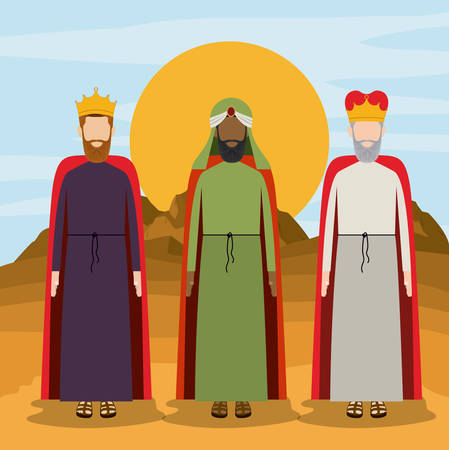 happy epiphany design, vector illustration eps10 graphicのイラスト素材
