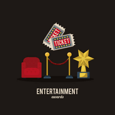 entertainment icons design, vector illustration eps10 graphicのイラスト素材