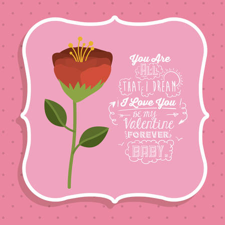 valentines card design, vector illustration eps10 graphicのイラスト素材