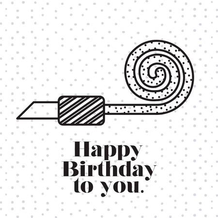 happy birthday design, vector illustration eps10 graphicのイラスト素材