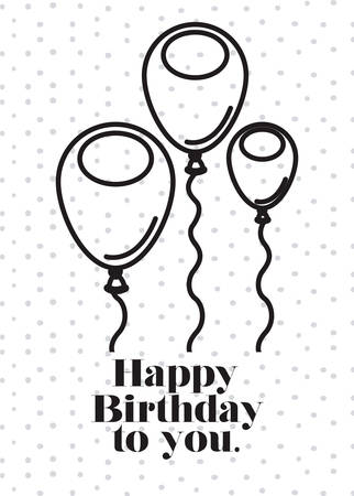 happy birthday design, vector illustration eps10 graphicのイラスト素材