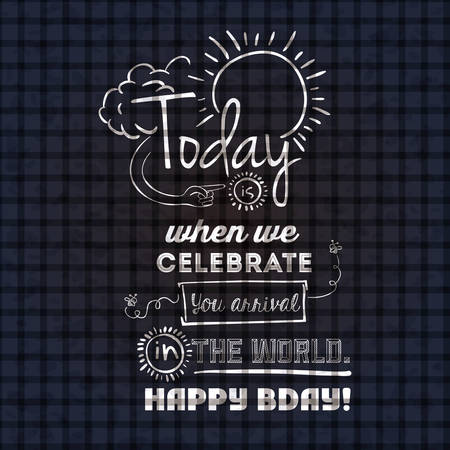 happy birthday design, vector illustration eps10 graphicのイラスト素材