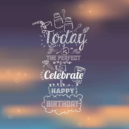 happy birthday design, vector illustration eps10 graphicのイラスト素材