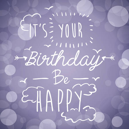 happy birthday design, vector illustration eps10 graphicのイラスト素材