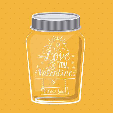 love message design, vector illustration eps10 graphicのイラスト素材