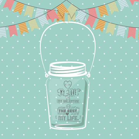 love message design, vector illustration eps10 graphicのイラスト素材