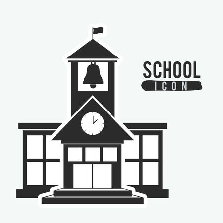 school icon design, vector illustration eps10 graphicのイラスト素材