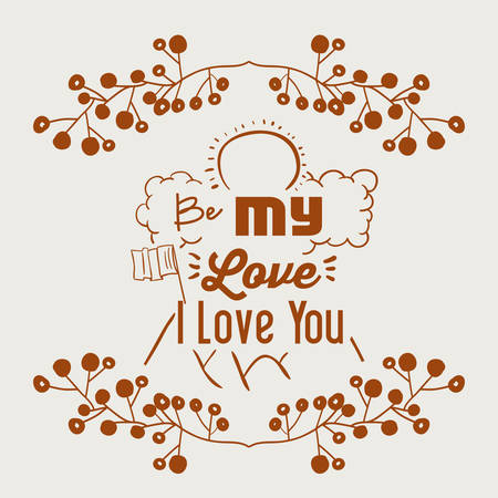 love message design, vector illustration eps10 graphicのイラスト素材