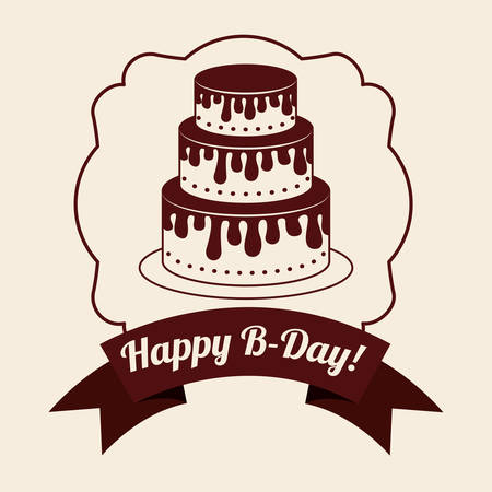 happy birthday design, vector illustration eps10 graphicのイラスト素材