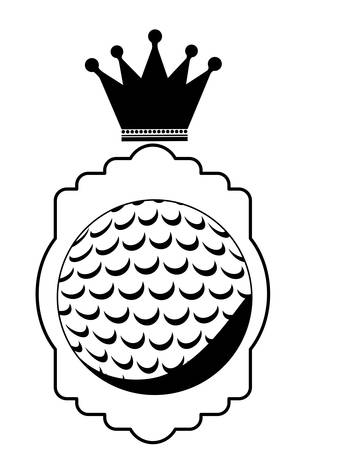 golf club design, vector illustration eps10 graphicのイラスト素材