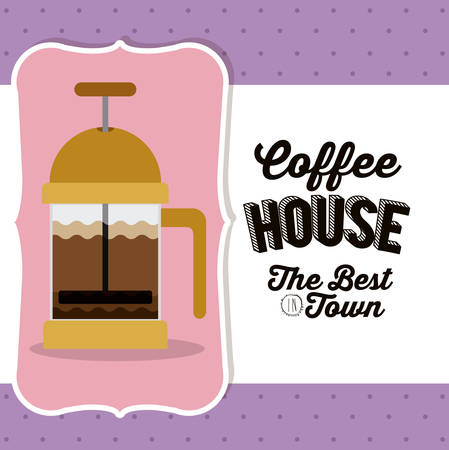 coffee house design, vector illustration eps10 graphicのイラスト素材