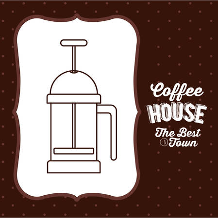 coffee house design, vector illustration eps10 graphicのイラスト素材