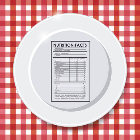 nutrition facts design, vector illustration eps10 graphicのイラスト素材