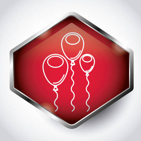 party birthday icon design, vector illustration eps10 graphicのイラスト素材