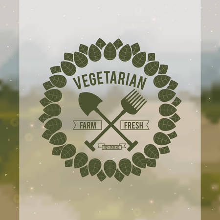 vegetarian food design, vector illustration eps10 graphicのイラスト素材