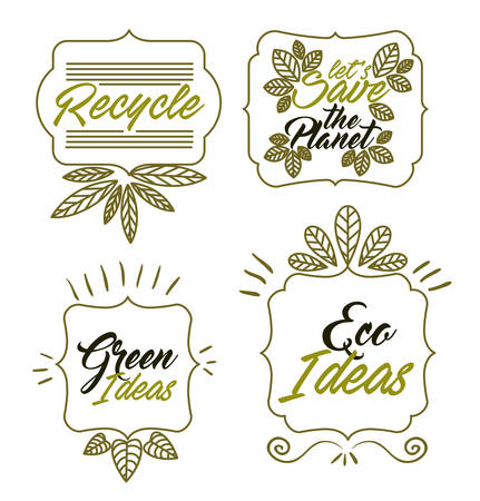 ecology concept design, vector illustration eps10 graphicのイラスト素材