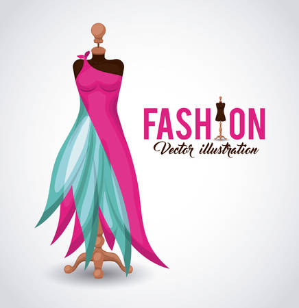 feminine fashion design, vector illustration eps10 graphicのイラスト素材