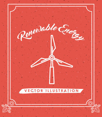 renewable energy design, vector illustration eps10 graphicのイラスト素材