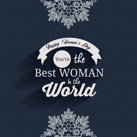 happy womens day design, vector illustration eps10 graphicのイラスト素材