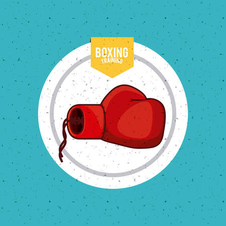 boxing sport design, vector illustration eps10 graphicのイラスト素材