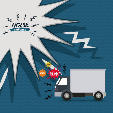 noise pollution design, vector illustration eps10 graphicのイラスト素材