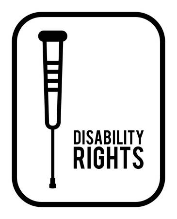 disability rights design, vector illustration eps10 graphicのイラスト素材