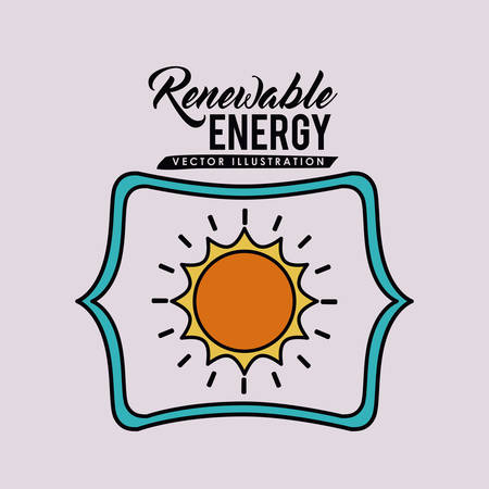 renewable energy design, vector illustration eps10 graphicのイラスト素材