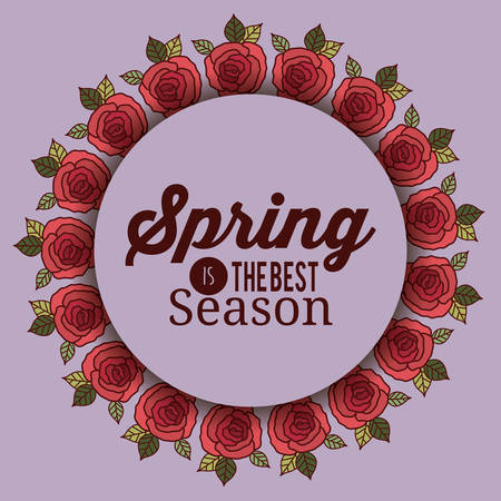 hello spring design, vector illustration eps10 graphicのイラスト素材