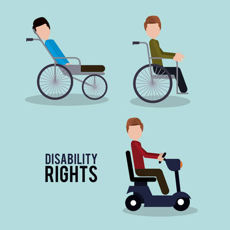 disability rights design, vector illustration eps10 graphicのイラスト素材