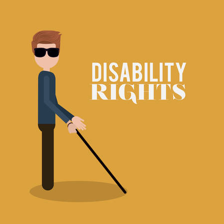 disability rights design, vector illustration eps10 graphicのイラスト素材
