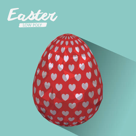 easter low poly design, vector illustration eps10 graphicのイラスト素材