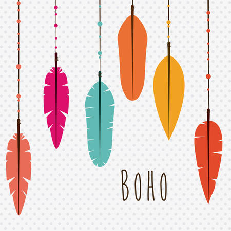 boho style design, vector illustration eps10 graphicのイラスト素材