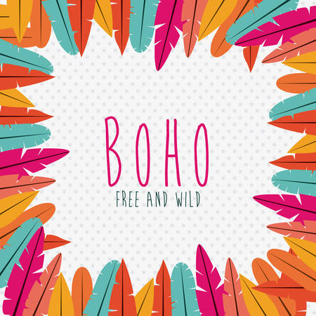 boho style design, vector illustration eps10 graphicのイラスト素材