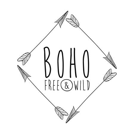 boho style design, vector illustration eps10 graphicのイラスト素材