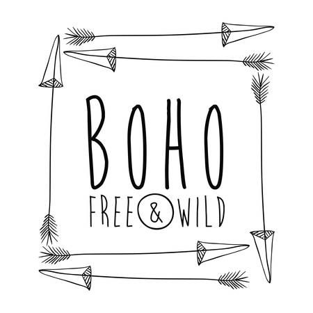 boho style design, vector illustration eps10 graphicのイラスト素材
