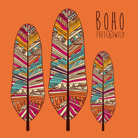 boho style design, vector illustration eps10 graphicのイラスト素材