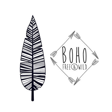 boho style design, vector illustration eps10 graphicのイラスト素材
